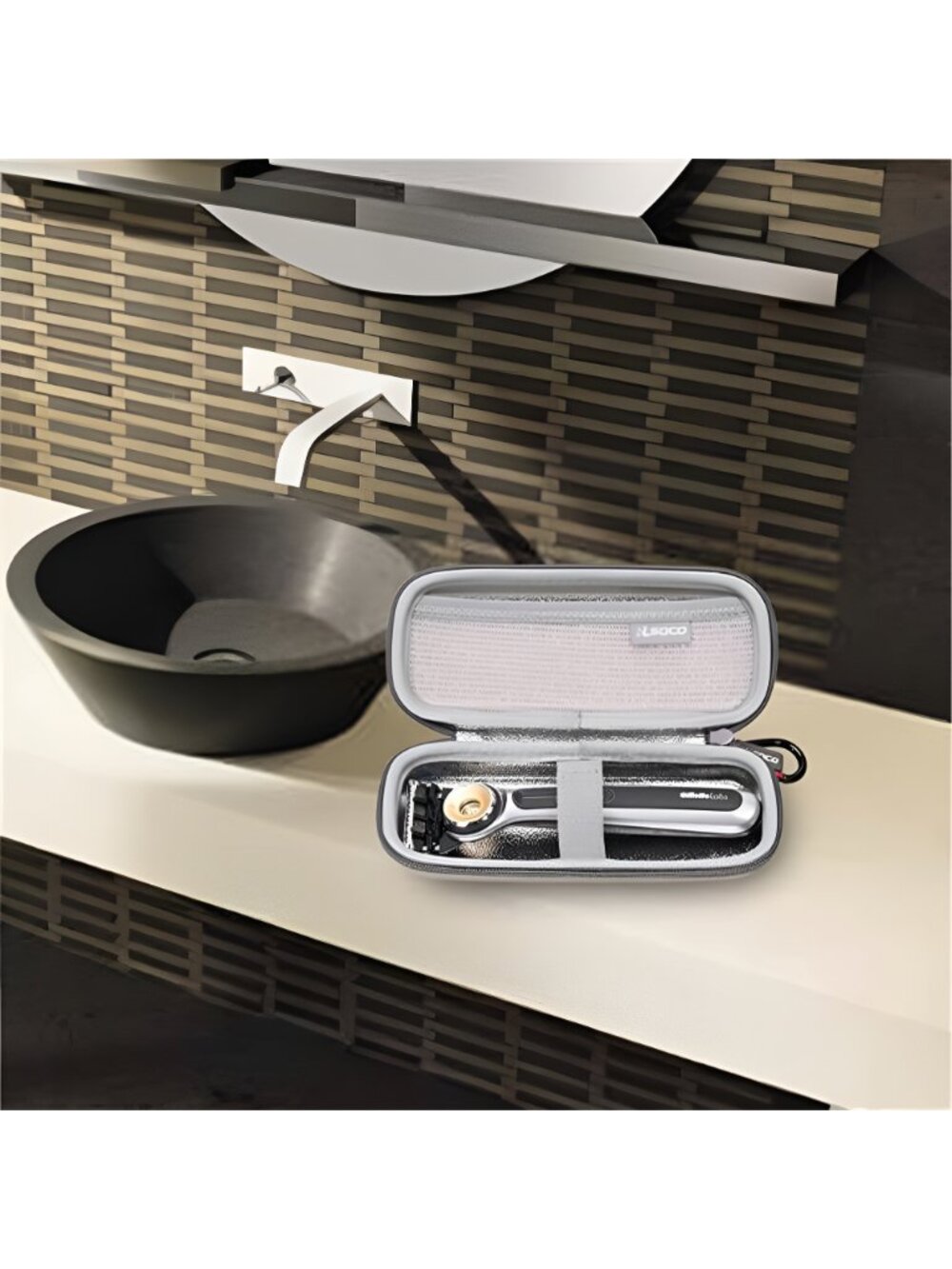 Hard Case for Gillette Labs Heated Razor (Small Size for Razor Body) - Picture 7 of 7